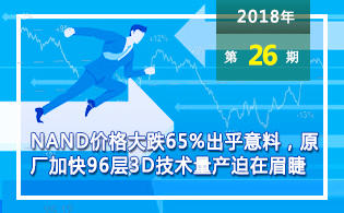 NAND价格大跌出乎意料，原厂加快96层3D技术量产迫在眉睫