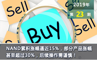 NAND累积涨幅逼近15%，部分产品涨幅已超30%，后续操作需谨慎！