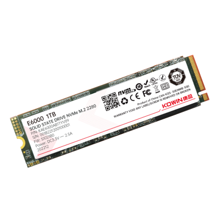 康盈PCIe 4.0x4 DRAM-less SSD